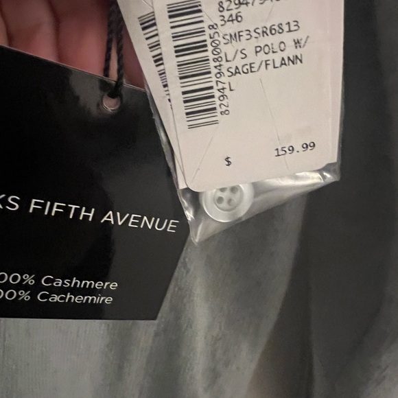 Saks Fifth Avenue 100% Cashmere Sweater - Picture 2 of 3